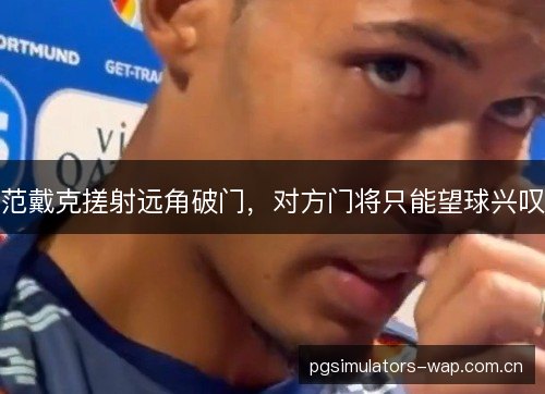 范戴克搓射远角破门，对方门将只能望球兴叹